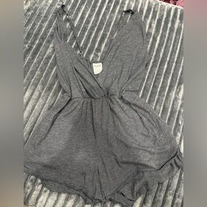 VS Pink Gray Romper